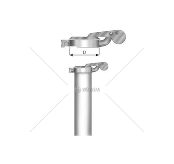 Destova klapka, koncova trubka DINEX DIN98427