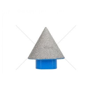 Diamantová fréza kuželová 2-38 mm, M14 na beton, keramiku, kámen - GEKO