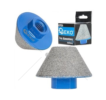 Diamantová fréza kuželová 20-48 mm, M14 na beton, keramiku, kámen - GEKO