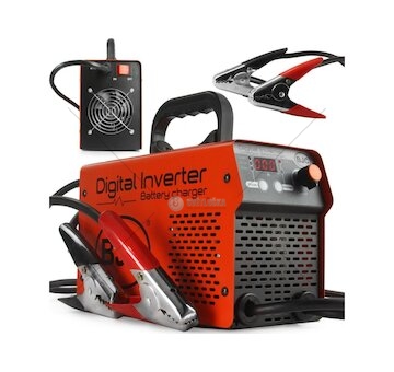 Digitální invertorová nabíječka baterií 12/24V 600A BJC