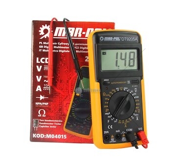 Digitální LCD multimetr MAR-POL