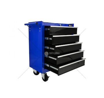 Dílenská skříň na nářadí, 5 šuplíků GEKO