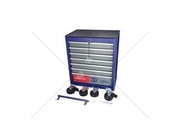 Dílenský vozík s nářadím 7 zásuvek 252 ks CONDOR MTX.7029-2