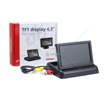 Displej výklopný pre cúvaciu kameru TFT02 AMiO-02484