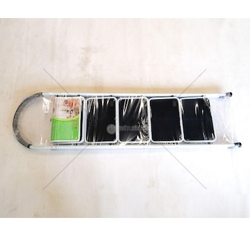 Domácí ocelové schůdky, 5 schody