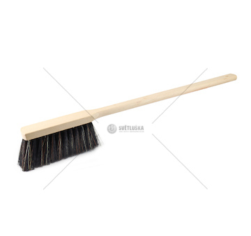 Dřevěný kartáč na okna auta na odstránení sněhu 60 cm AMiO-02791