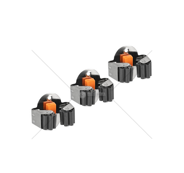 Držák na nářadí jednomístný, sada 3 ks - BRADAS