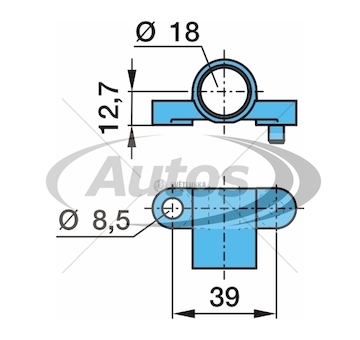 Držák snímače abs bpw eco plus 6-9t 0076397_A