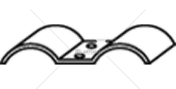 Drzak, vyfukovy system DINEX DIN50802