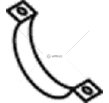 Drzak, vyfukovy system DINEX DIN64819