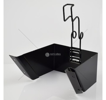 Držák zakládacího klínu 200MM černý 55418