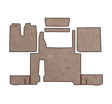 DYWANIK MAN TGX AUTOMAT 2 SZUF OD 2017  G005TGX/PRESTIGE/BEZ
