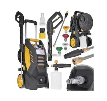 Elektrická tlaková myčka 2500 W, 195 bar - JOHN GARDENER