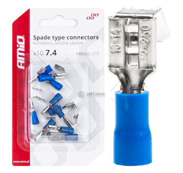 Elektrické konektory 7.4/6.3mm 1.5-2.5mm2 15A 10ks