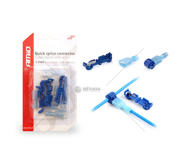 Elektrické rychlospojky Typ-T 0,75-2,5mm2 15A blistr 5 ks