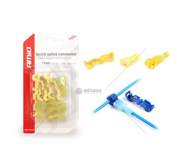 Elektrické rychlospojky Typ-T 04-6mm2 24A blistr 5 ks