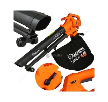 Elektrický foukač, vysavač, drtič listí, 3v1 DEMON