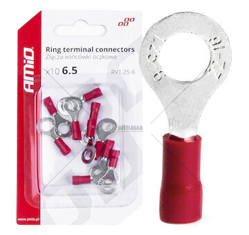 Elektrický konektor - očko RV 1.25-6 10 ks
