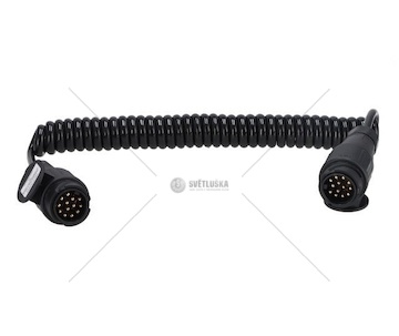 Elektrický spirálový kabel s plastovým konektorem 4,0MB PSP12/13/WW/4