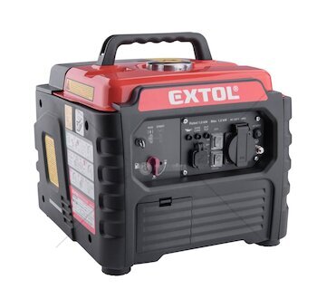 Elektrocentrála digitální invertorová, motor 1,75 HP, výkon 1,2 kW - EXTOL PREMIUM