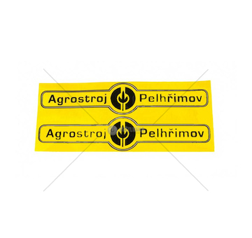Etiketa logo AGROSTROJ 96x490 E0285340