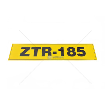 Etiketa ŽTR-185 E0300718