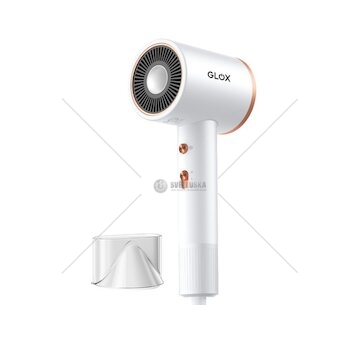 Fén na vlasy s ionizátorem D1, bílý - GLOX