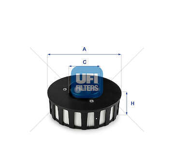 Filter, crankcase breather STRALIS E6 - F2CFE611/2/3/4 Ufi