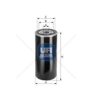 Filter, operating hydraulics Filtro Altri Ufi