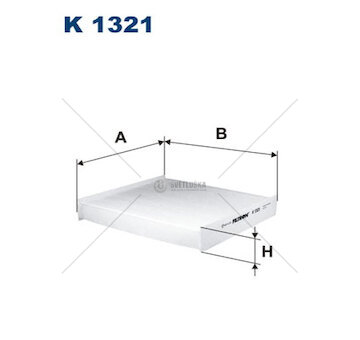 Filtr kabinový renault clio ii 98> 1.5 dci WFIL K 1321