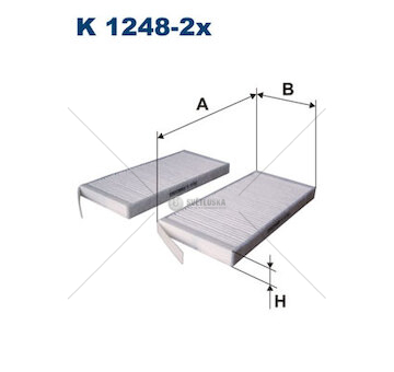 Filtr kabinový renault master iii 10> 2.3 dci k 1248-2x