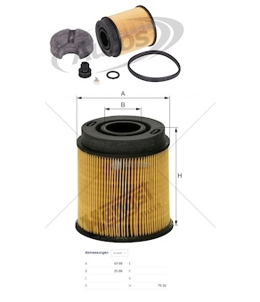 Filtr kapaliny adblue daf, man, rvi, scania 0055868_A