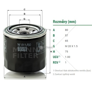 Filtr oleje carier maxima, bobcat, hitachi, jcb, john deere, komatsu, kubota 0167336_A