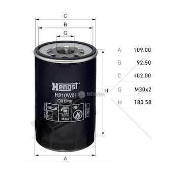 Filtr oleje man l2000,m2000, lion´s city, neoplan centroline, solaris urbino, van hool 0032297_A