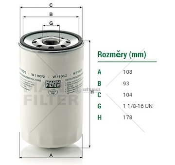 Filtr oleje rvi midlum i, midliner s, iveco irisbus agora, pr112/pr118, heuliez gx  0167330_A