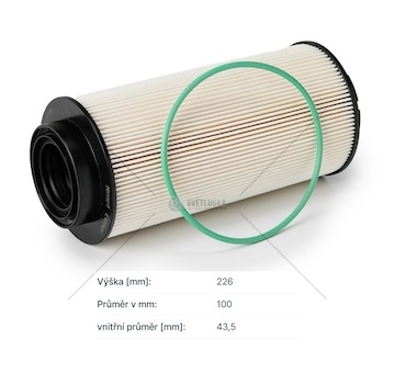 Filtr paliva  daf cf od 05.2013, xf od 10.2012  euro 6, tatra 0300043_A