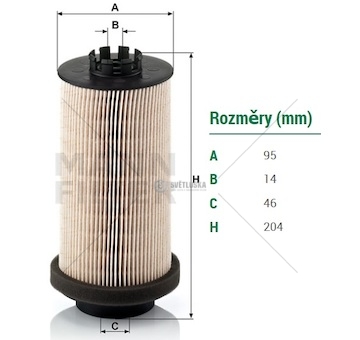 Filtr paliva mercedes actros i mp2/mp3, axor i/ii, hitachi, claas, evobus, krone 0014838_A