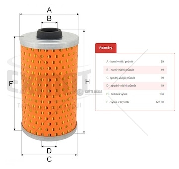 Filtr paliva ph 11 wix95127e  zetor uř1 0014190_A