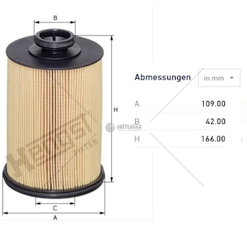 Filtr paliva předřazený man tgs, tgx d1556lf07-d2676lf80 od 01.2019 0260344_A