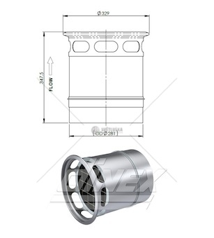 Filtr pevných částit dpf - repas daf xf euro 6 od 2017 0493945_A