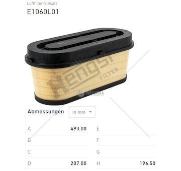 Filtr vzduchu compacplus mercedes actros mp4, antos, arocs 0231365_A