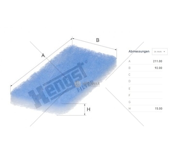 Filtr vzduchu kabiny daf lf-fa od 2013, lf45, lf55 od 2006  0179181_A