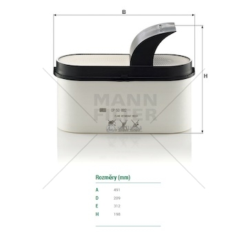 Filtr vzduchu mercedes actros mp4/mp5 od 2011, antos 963, arocs 964 0034952x_A