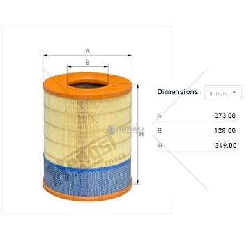 Filtr vzduchu mercedes atego 2/3, axor 2, econic m902.900-om934.9 0217757_A