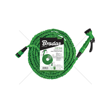 Flexibilní, smršťovací zahradní hadice 10-30m s postřikovačem - zelená TRICK HOSE