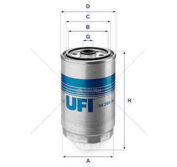 Fuel filter 35C13/50C13 - DAILY S2000 Ufi