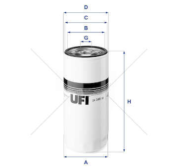 Fuel filter FILTRO COMBUSTIBILE Ufi