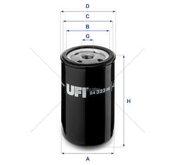 Fuel filter Filtro Diesel Ufi