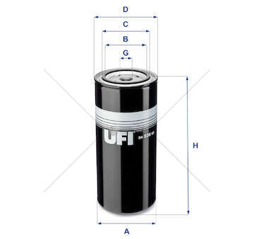 Fuel filter Filtro Diesel Ufi