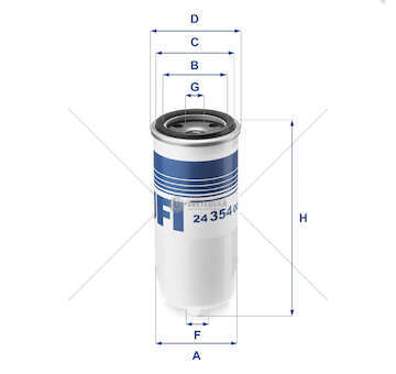 Fuel filter Filtro Diesel Ufi